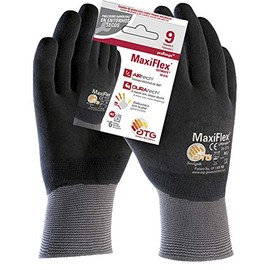 ATG 34-876 MaxiFlex® UltimateTM Glove, Grey/Black, Size 7