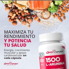 L-Arginina 1500 con 90 caps.