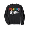 Reading Squad Teacher Librarian Student Book Crew Team Sweatshirt