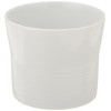 Hakusan Toki Free Cup, White, Approx. φ3.3 x 2.8 inches