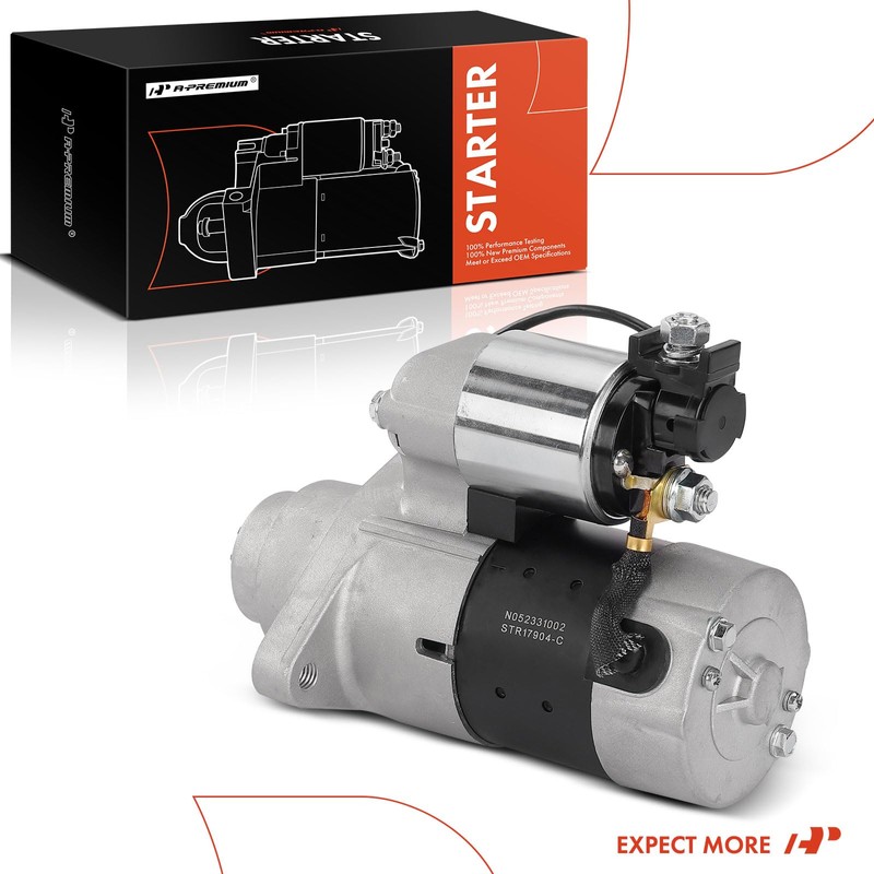 A-Premium Starter Motor Compatible with Infiniti G35 2003-2007, M35 2006-2008,