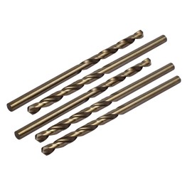 uxcell 3.5mm Drilling Dia HSS Cobalt Metric Spiral Twist Drill Bit Rotary Tool 5pcs