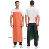 Nanxson Men's Women's Waterproof Apron Thickened PVC Work Apron Meat
