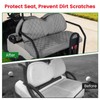 Golf Cart Seat Covers Front & Rear Sets 2 PCS