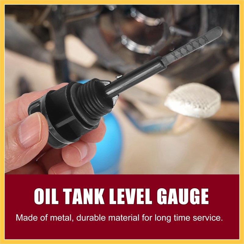 BULLSPANN Oil Tank Level Gauge Plastic Black GY6 125 Oil