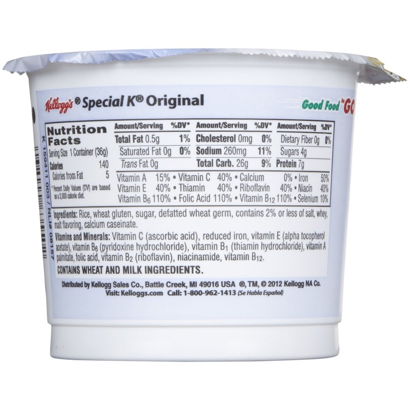 Kellogg's Special K Special K Cereal-in-a-Cup - 1.25 oz -