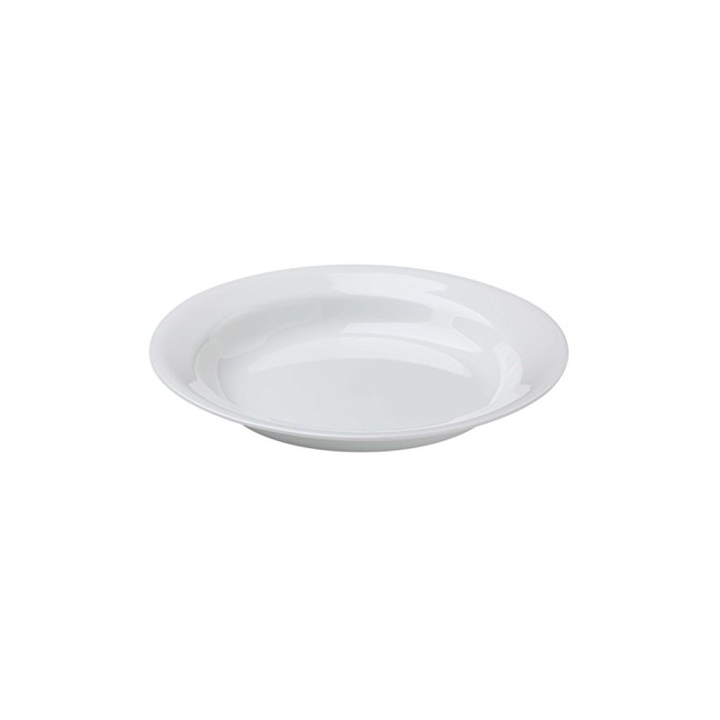 Corelle Winter Frost White 15oz Rimmed Glass Soup Bowl, Pack