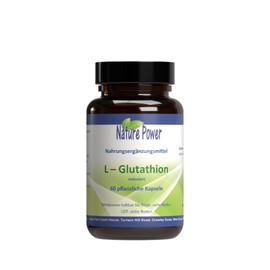 L-Glutathione Reduced, 200 mg per Capsule, 60 Vegetable Capsules, GMO Free & Vegan NATURE POWER