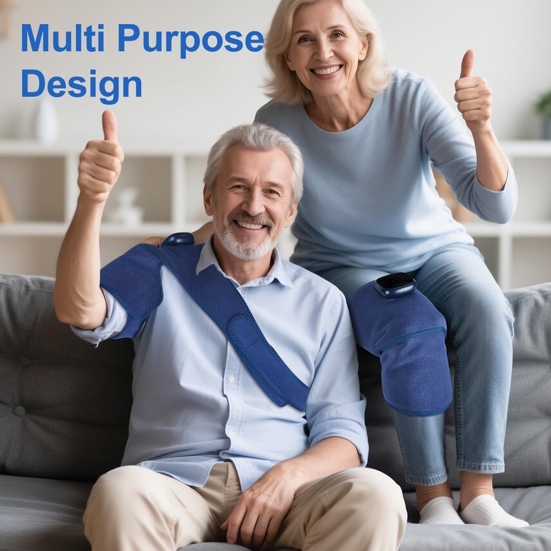 Sgakgu Knee Massager with LED Display, with 5-Speed Heat and