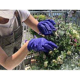 Hawken SB-050 Nitrile Farming Thin Gloves, Harvest Biyori, Blue, M, 50 Pieces