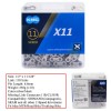 For X11 11-Speed Bicycle Chain 118 Links Superior Shifting Performance
