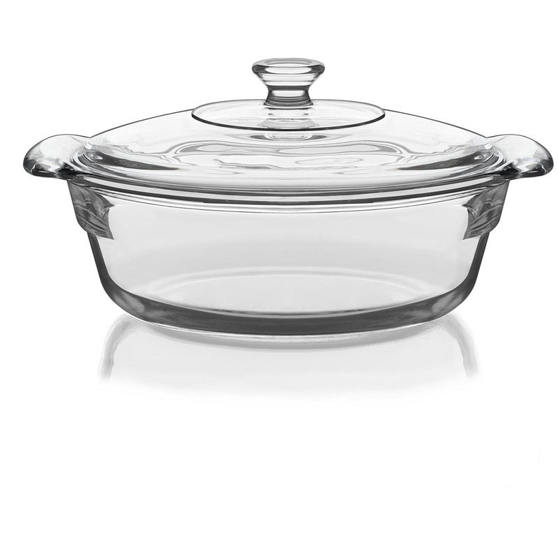 Libbey Baker's Premium 3-Piece Glass Casserole Baking Dish Set with