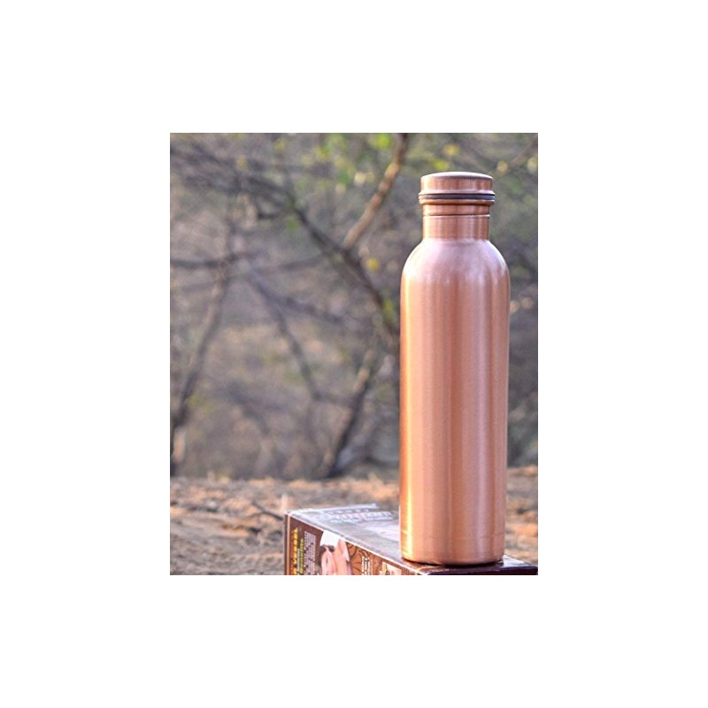 Pure Copper Water Bottle Perfect Ayurvedic Copper Vessel for Sports,