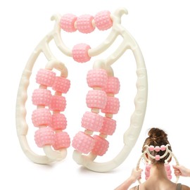 Wapasezyar Leg Muscle Massager, Legs Cellulite Roller Massager Relaxer Roller with 20 Wheels, Promotes Blood Circulation Massage Roller, Suitable for Foot Arm Massage, Golfers, Elbows, Calf