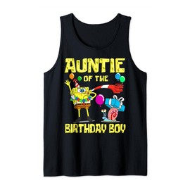 Mademark x SpongeBob SquarePants - SpongeBob Auntie of the Birthday Boy Theme Party Tank Top