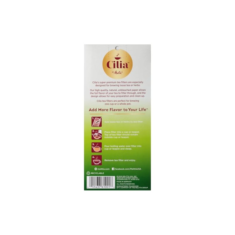 MELITTA INC Tea Filter, 40 CT