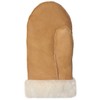 Lekra Lambskin Mittens Cognac Size 10