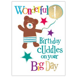 Age 1 Birthday Card, 1st Birthday Card, Card for 1st Birthday