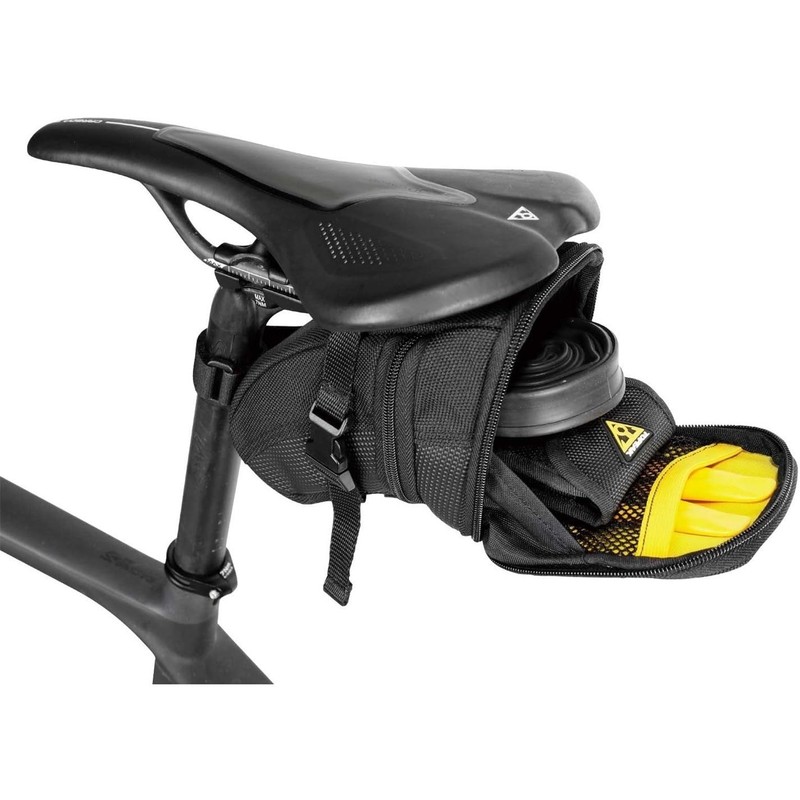 Topeak Saddle Bag with Fastening Straps, Aero Wedge Pack, m