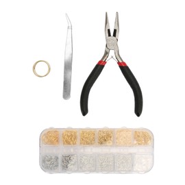 Metal Snaps Buttons with Fastener Pliers Press Tool Kit Copper Snap Button Fasteners Kit for Clothes Bracelet Sewing