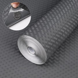 HooTown Self Adhesive Shelf Liner, 23.6" x 393.7" Contact Paper for Cabinets and Drawers, Waterproof & Oil-Proof Kitchen Cabinets Liner, Peel and Stick Cupboard Liner for Countertops,Shelves