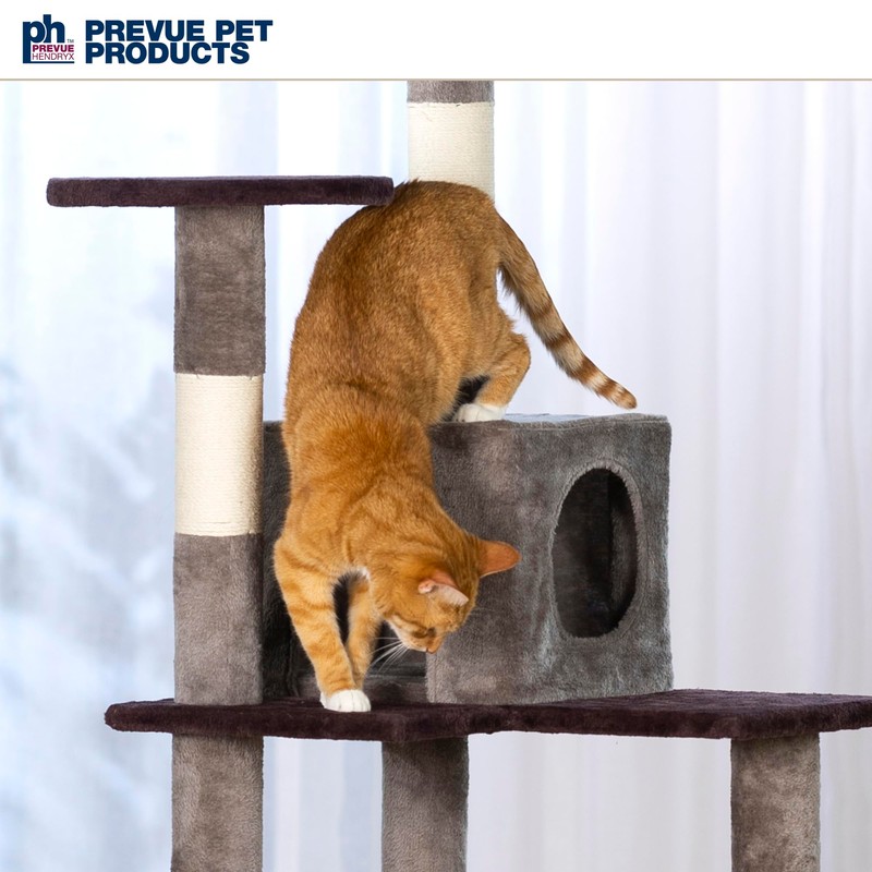 Prevue Pet Products Cat Play Tower in Purple 7362P