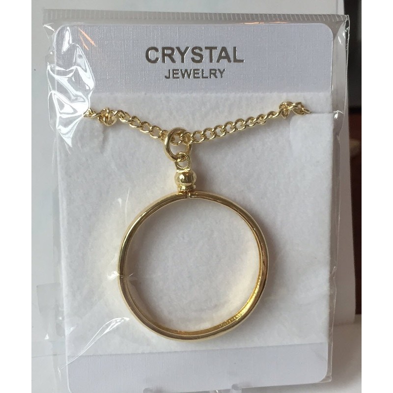 Wendell's Fit AA NA Medallion Sobriety Chip Holder 22" Necklace