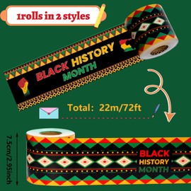 72Ft Black History Month Bulletin Board Border,Kente Cloth Bulletin Board Borders Decorations for Classroom African American Festival Wall and Door Decor