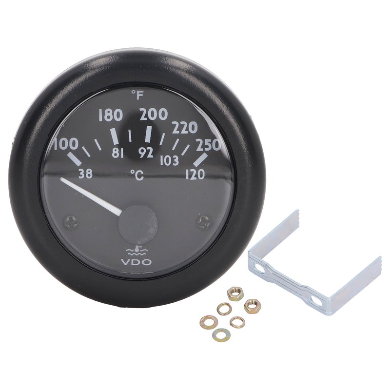 Engine Water Temperature Gauge 2in Wide Range High Accuracy Front