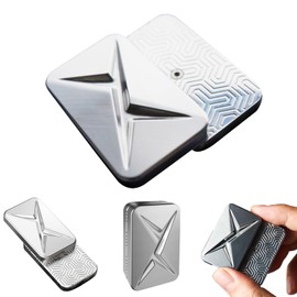 7JI Breakthrough Fidget Slider Magnetic Fidget Toy Gadget Fidget Toy Toy Killing Time EDC Stress Relief Stress Relief for Adults Christmas Gift Silver