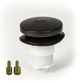 Universal Toe Touch (Tip Toe, Foot Actuated) Bath Tub/Bathtub Drain Stopper Includes 3/8" and 5/16" Fittings