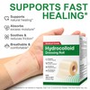 Hydrocolloid Roll, Hydrocolloid Bandages for Wounds Care, 2in x 4.9ft