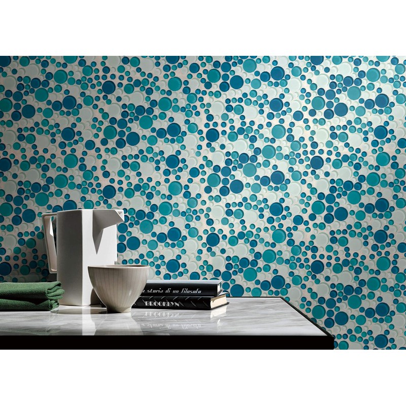 Simple Tile - Glass Mosaic Tile for Kitchen Backsplash, Bathroom