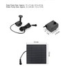 Solar Fountain DC Brushless Mini Water Pump for Landscape Pool