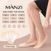 MANZI Invisible No Show Socks Women Ultra Low Cut Footsies