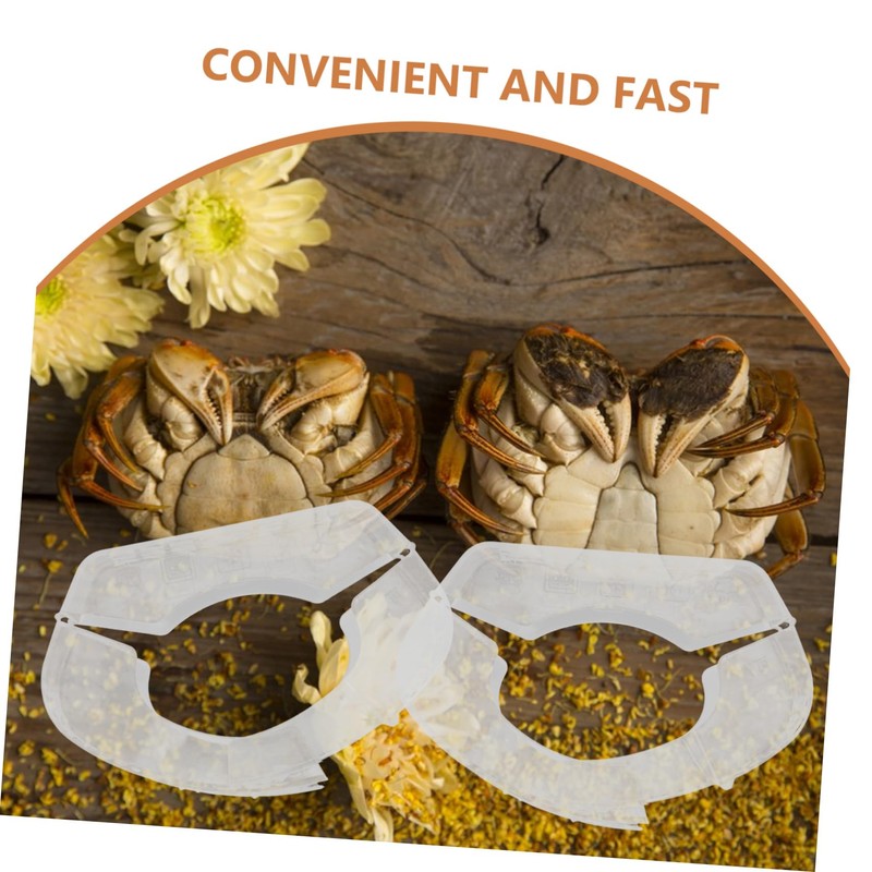 Zerodeko 10pcs Crab Fast Packaging Box Reusable Hairy Crab Wrapping