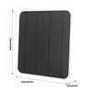 Solar Panel, 12 W, Fast Charging, IP65, Waterproof, Adjustable, Wall