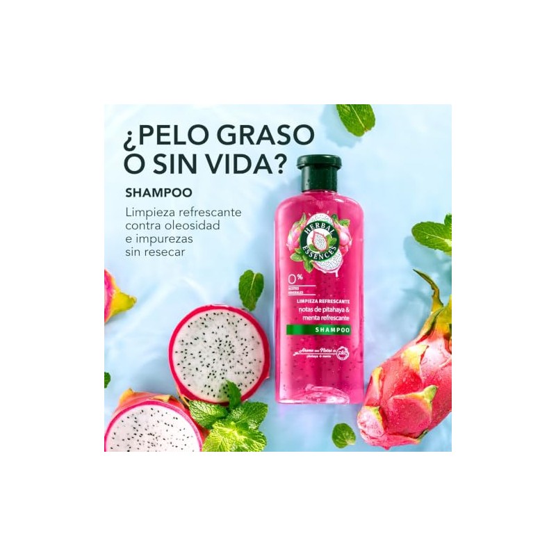 Herbal Essences Shampoo Limpieza Refrescante 400 ml