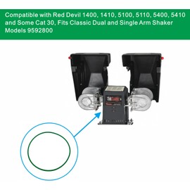 9592800 Replacement Paint Shaker Belt for Red Devil 1400, 1410, 5100, 5110, 5400, 5410 and Cat #30, Compatible with Classic Twin & Single Arm Shaker Drive Belt, Paint Mixer Accessories (1 Piece)