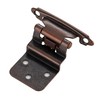 Ravinte 50 Packs (25 Pairs) 3/8'' Inset Antique Copper Cabinet