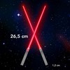SithSticks® 2 Bright Red Sticks | LED Light Saber Sticks
