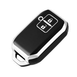 OFFCURVE XBEE XBEE Wagon R Stingray Remote Control Key Case for Suzuki / Suzuki Dedicated Smart Key Cover, 2 Buttons, Shockproof, Scratch Resistant, Keychain, Stylish, Good to the Touch, High Quality,