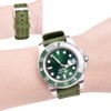 22mm Canvas Quick Release Watch Band Army Green Replacement Watch