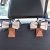 Zcargel 2 Pieces Back Seat Headrest Plastic Hook, Multifunctional Car