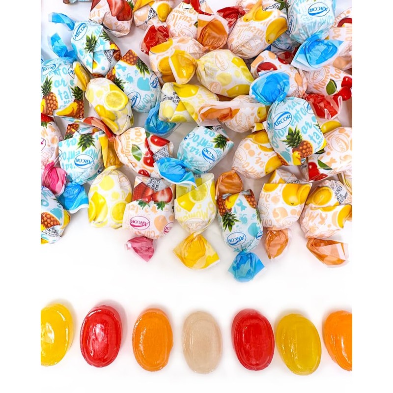 SweetGourmet Fruit Filled Assorted Bon Bon Hard Candy, 5-Pound Bulk