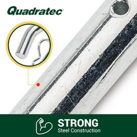 Quadratec 5/8" Hitch Pin and Clip for 2" Hitch Receivers - Fits Jeep Wranglers, Gladiators & All Vehicles with Standard 2" Receivers