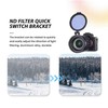 Peakloong ND Quick Release Switch Bracket Lens Filter for DSLR