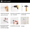 BESy Adjustable 15-25 Inch Towel Rack with Shelf for Bathroom