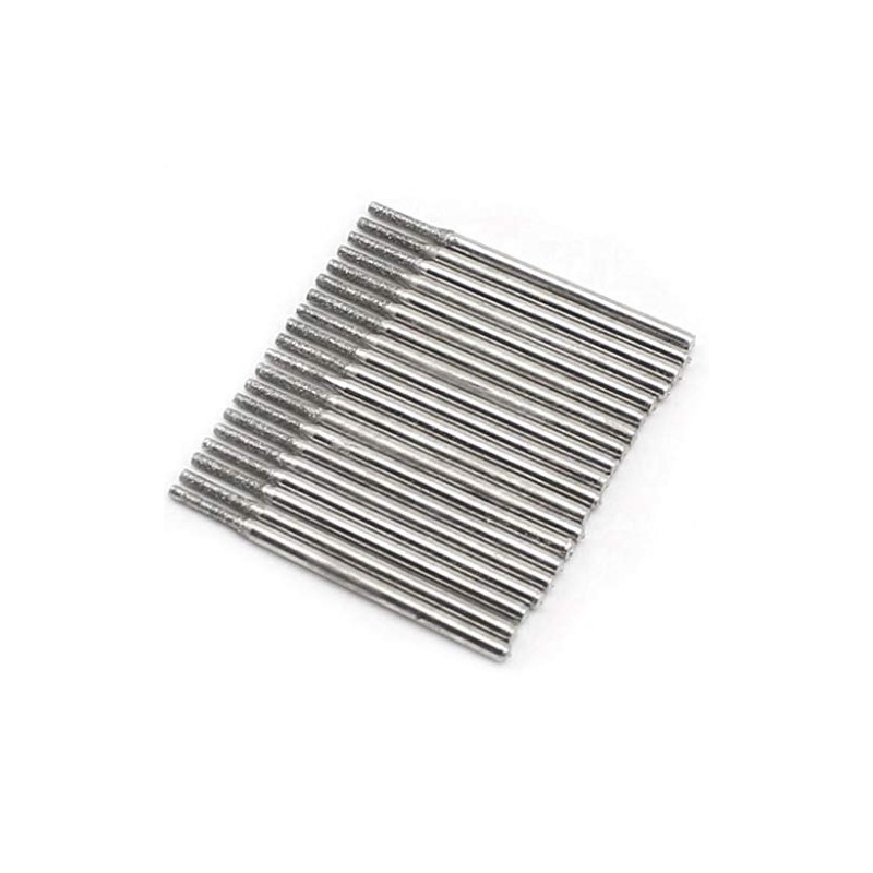 Sscon 30Pcs 1.8mm Diamond Coated Hole Saw Drill Bits Carving
