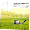 SUPVOX Golf Training Aid Sticks Magnetic Alignment Rod Swing Aid